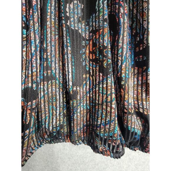 Anthropologie Maeve Madeira Burnout Blouse Top Women's Sz Large Colorful - Picture 4 of 10